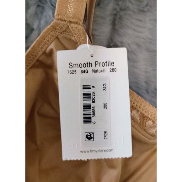 NWT Le Mystère Safari Unlined Size 34G Bra In Sahara Underwire Curvy Plus Size - Picture 4 of 8
